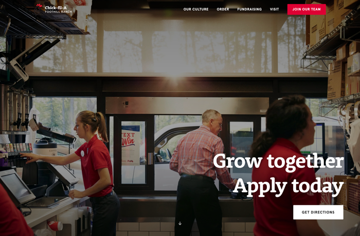 Client website